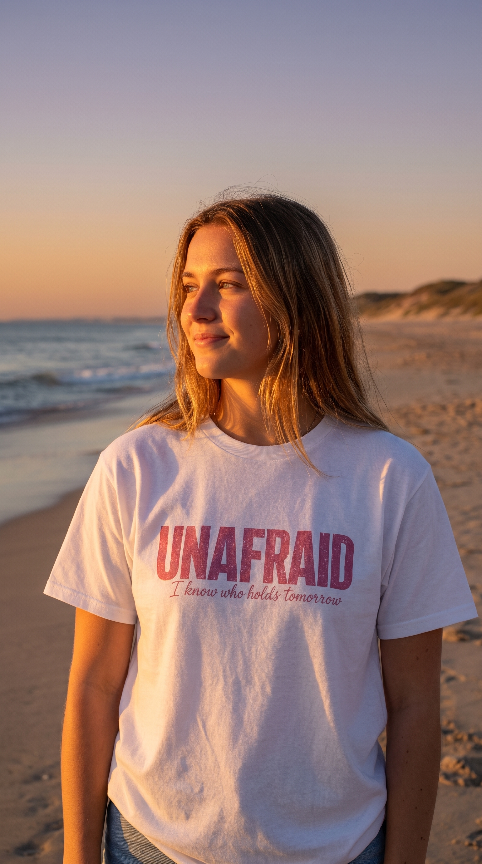 Unafraid | God Got Me | Pink Faith Tee
