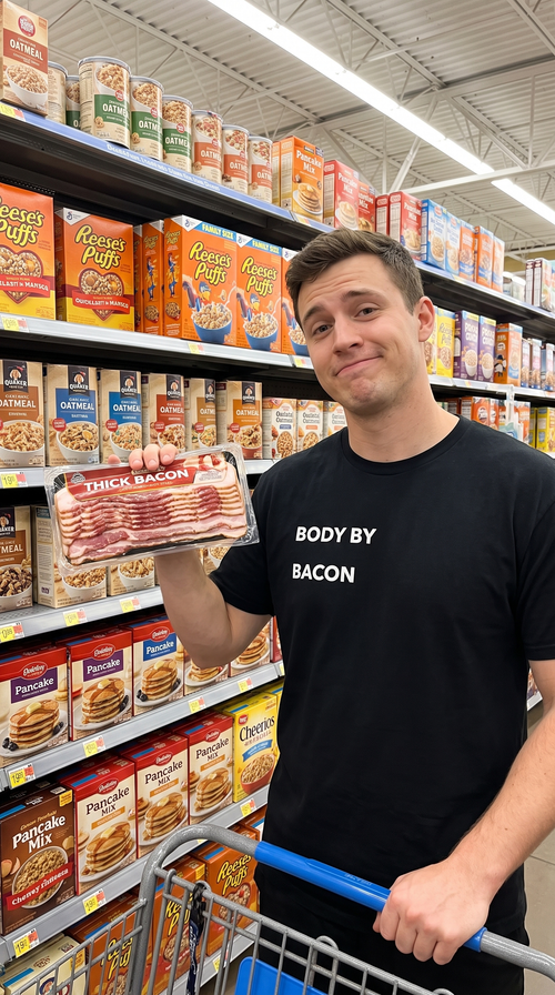 Body by Bacon | Sarcastic Fitness Tee