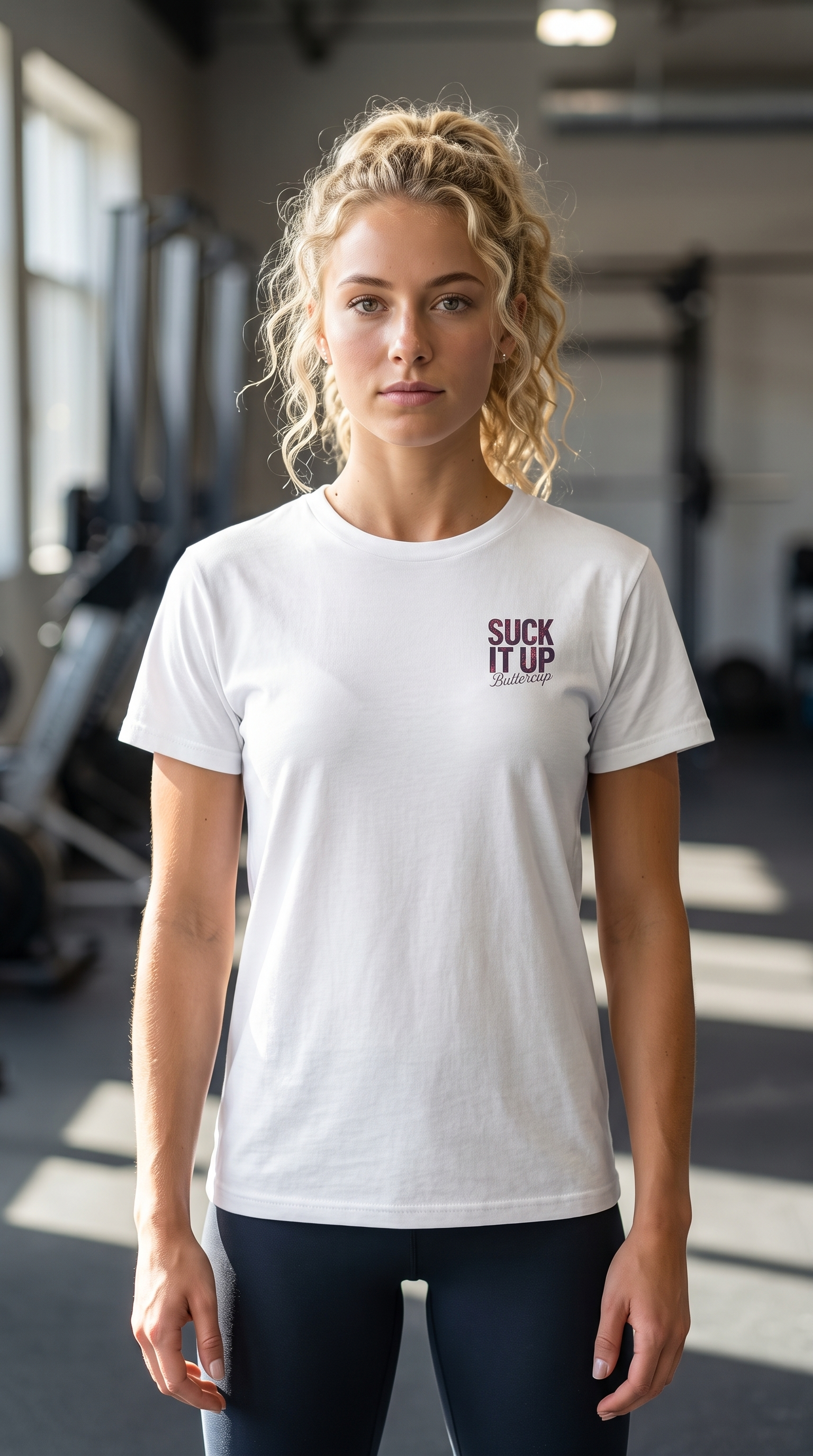 Suck It Up Buttercup | Motivational Floral Tee