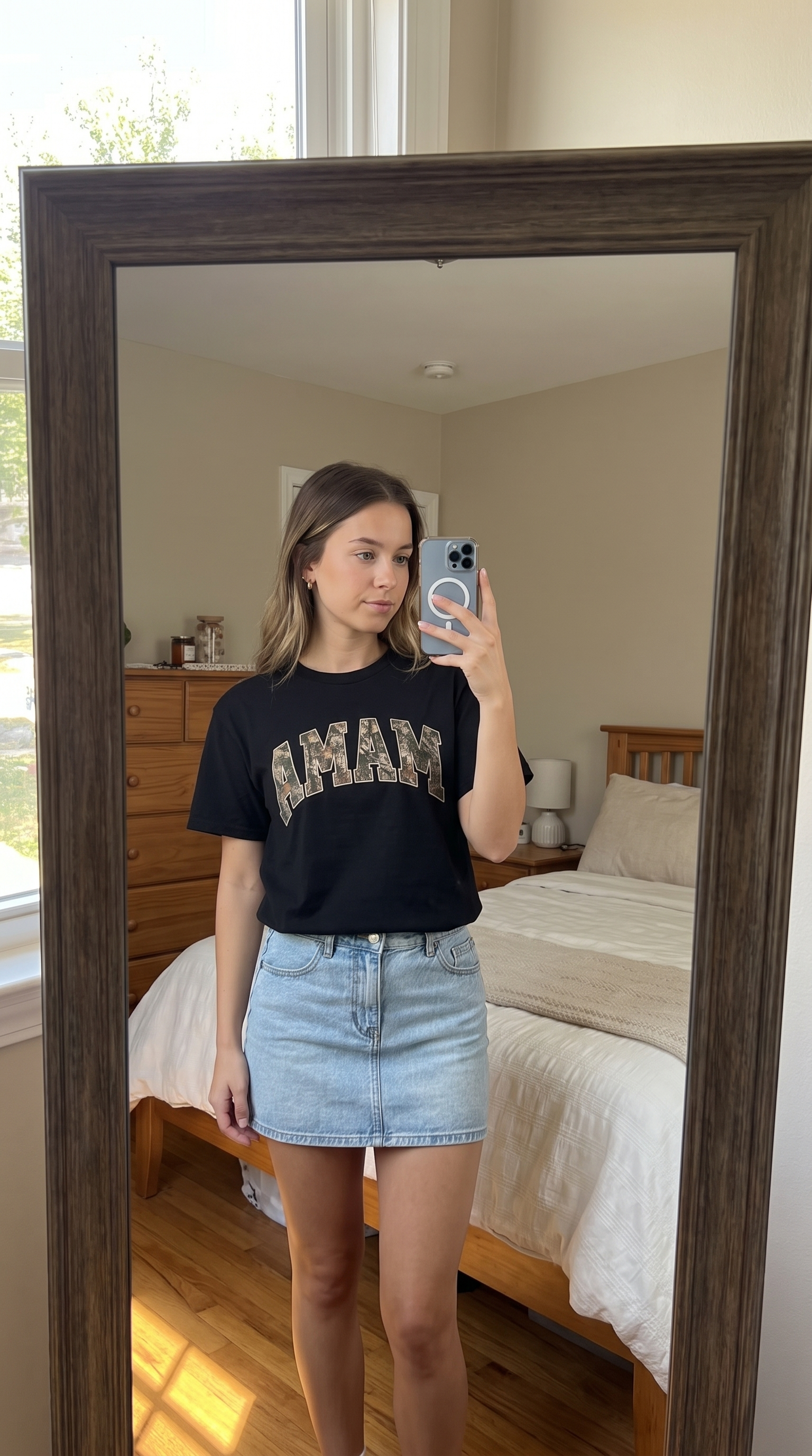 Mama Camo Varsity | Funny Mom Tee