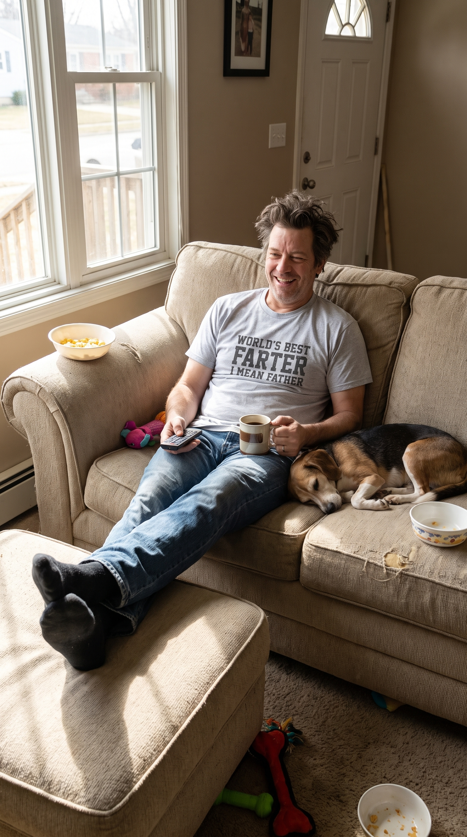 World's Best Farter, I Mean Father | Dad Humor Tee