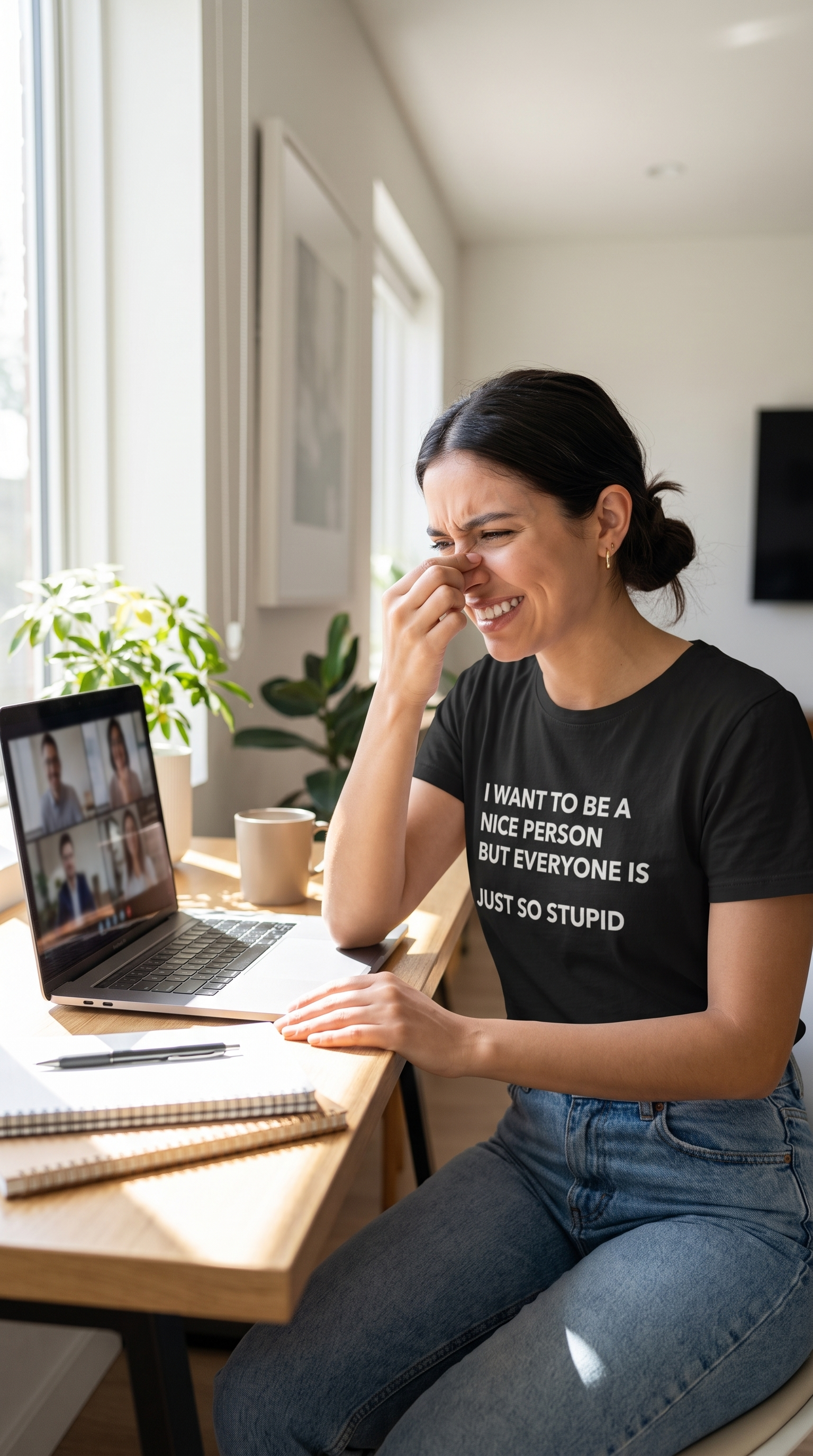 Nice Person. Stupid People. | Honest Humor Tee