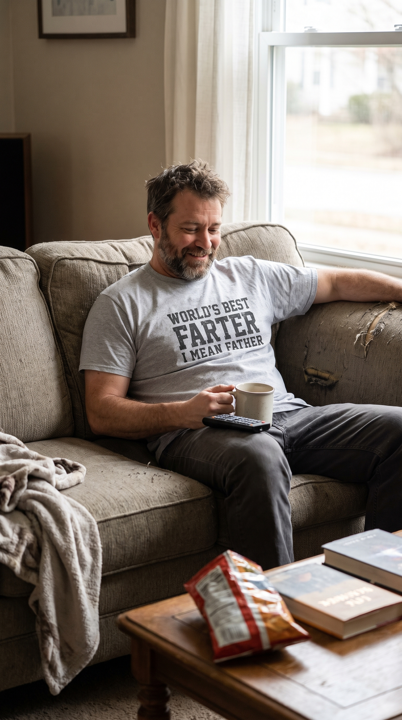 World's Best Farter, I Mean Father | Dad Humor Tee
